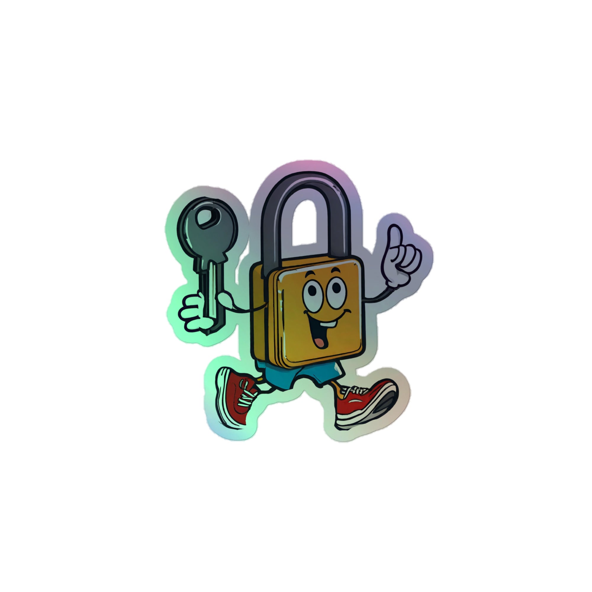 "Stay Locked In" Mascot Sticker
